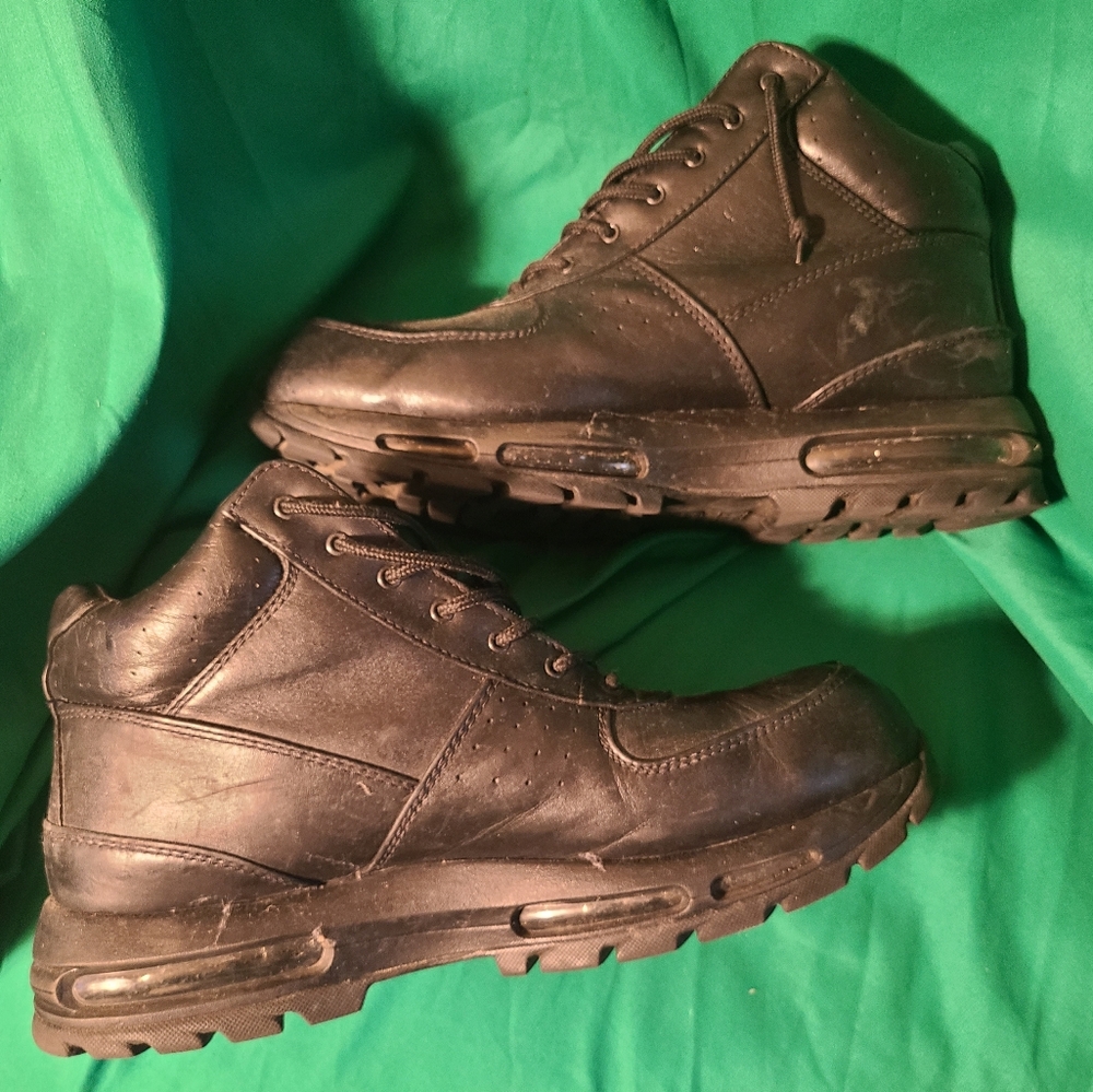 NIKE AIR MAX GOADOME LEATHER BOOTS WATER PROOF